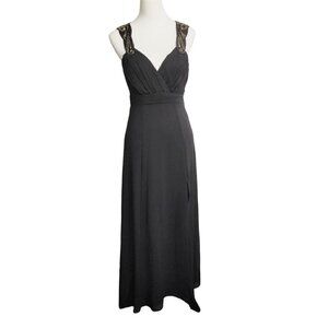LIPSY VIP Black Evening Dress Gown Women Size XS